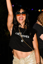 Load image into Gallery viewer, The Collektives T-shirt, Band Tees, Band T-shirts, Black Tank Top, Womens Tank Top